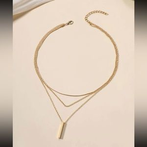 Layered Golden Necklace